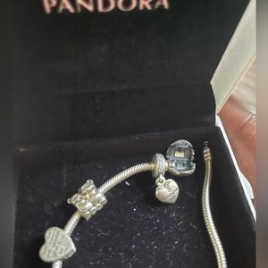 3 Authentic Pandora Charms